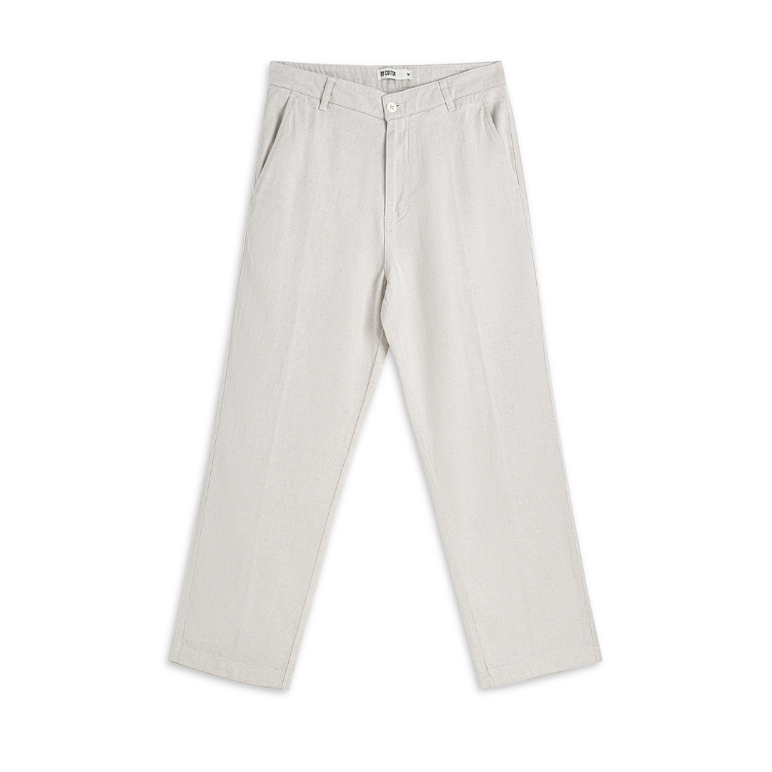 Quần Dài Soft Linen Form Straight Fit