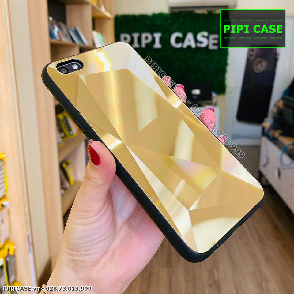 Ốp Lưng Oppo F3 - Kim Cương 6D - Vàng_thumbnail_2