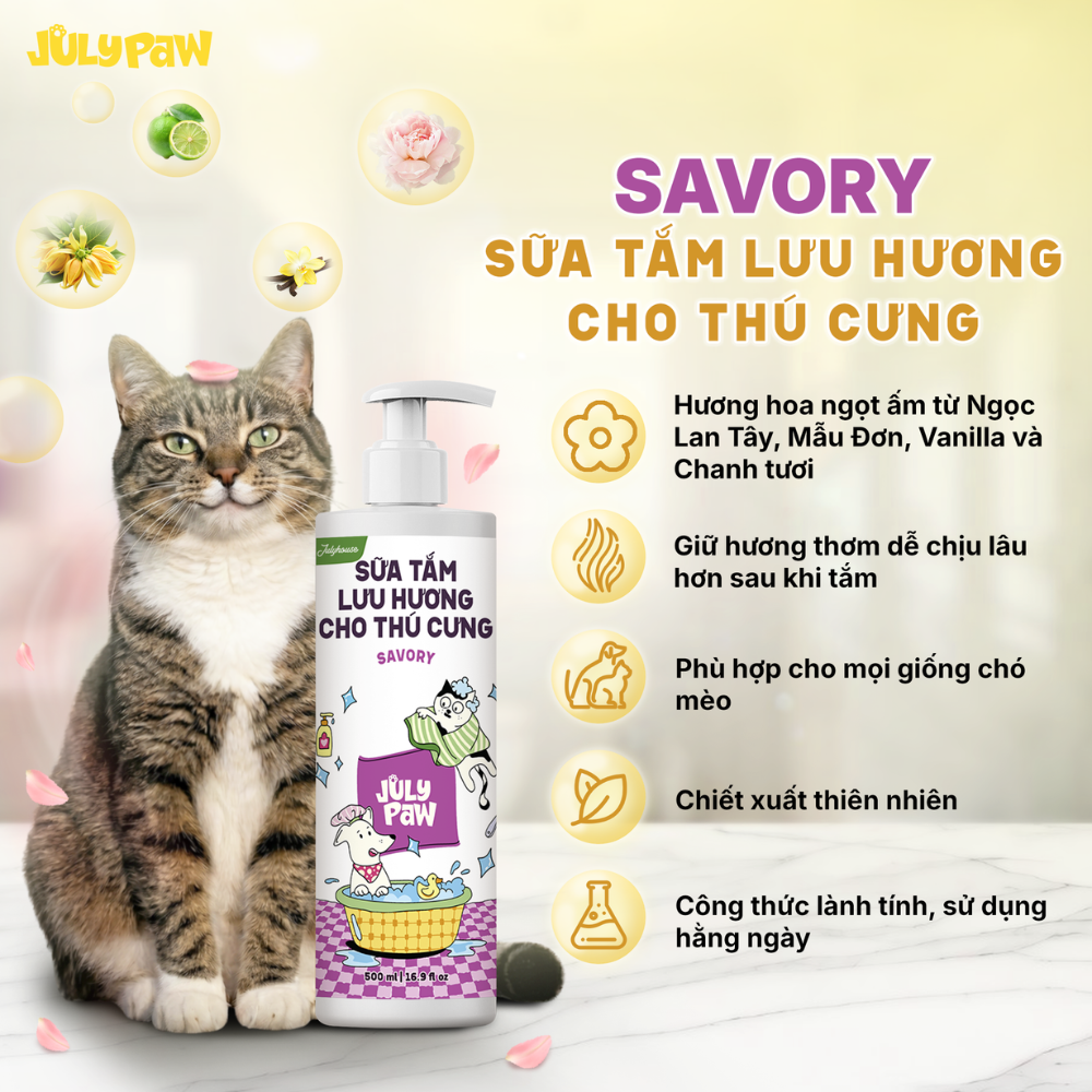 Sữa Tắm Lưu Hương Cho Thú Cưng Savory_thumbnail_11