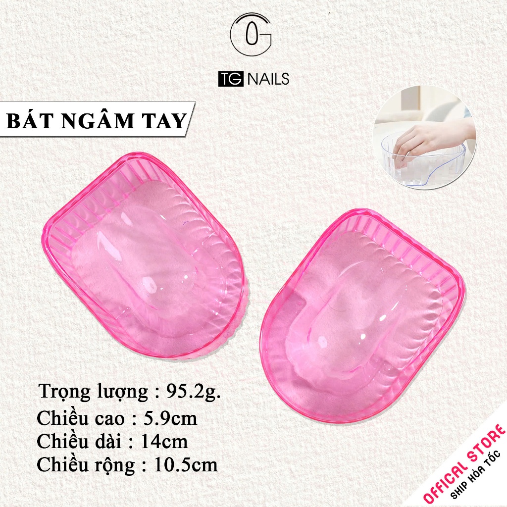 Bát nhựa, dùng để đựng dung dịch ngâm tay dùng trong ngành nail_thumbnail_1
