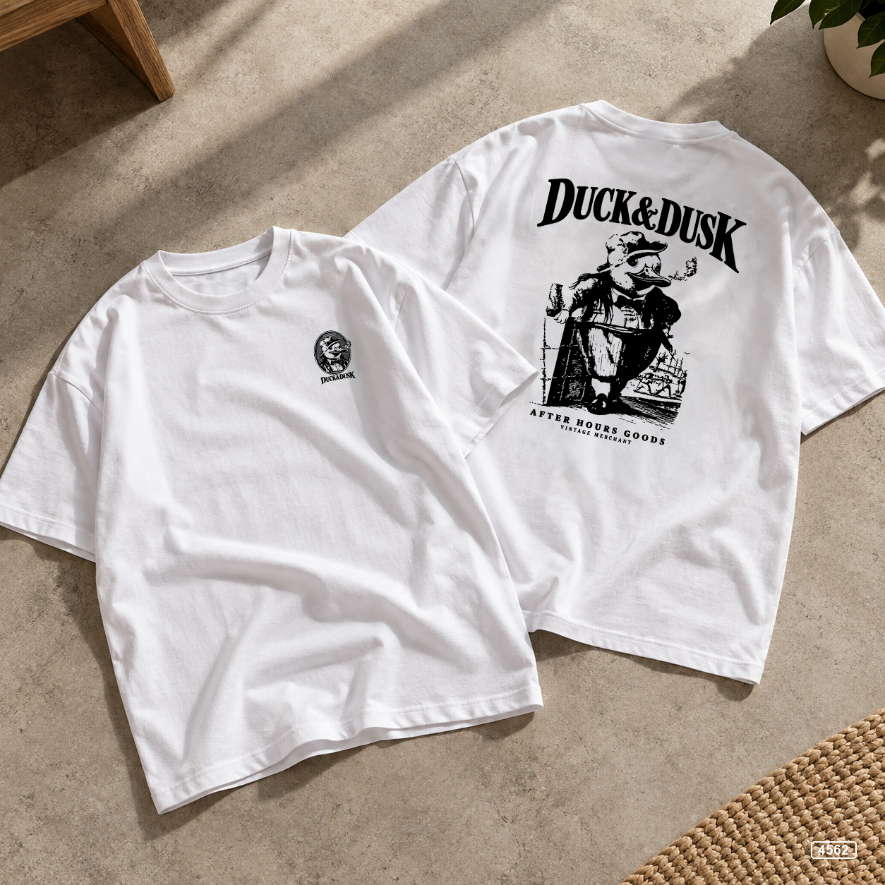 Áo thun nam oversize hình vịt vintage TeePrint 4562_thumbnail_7