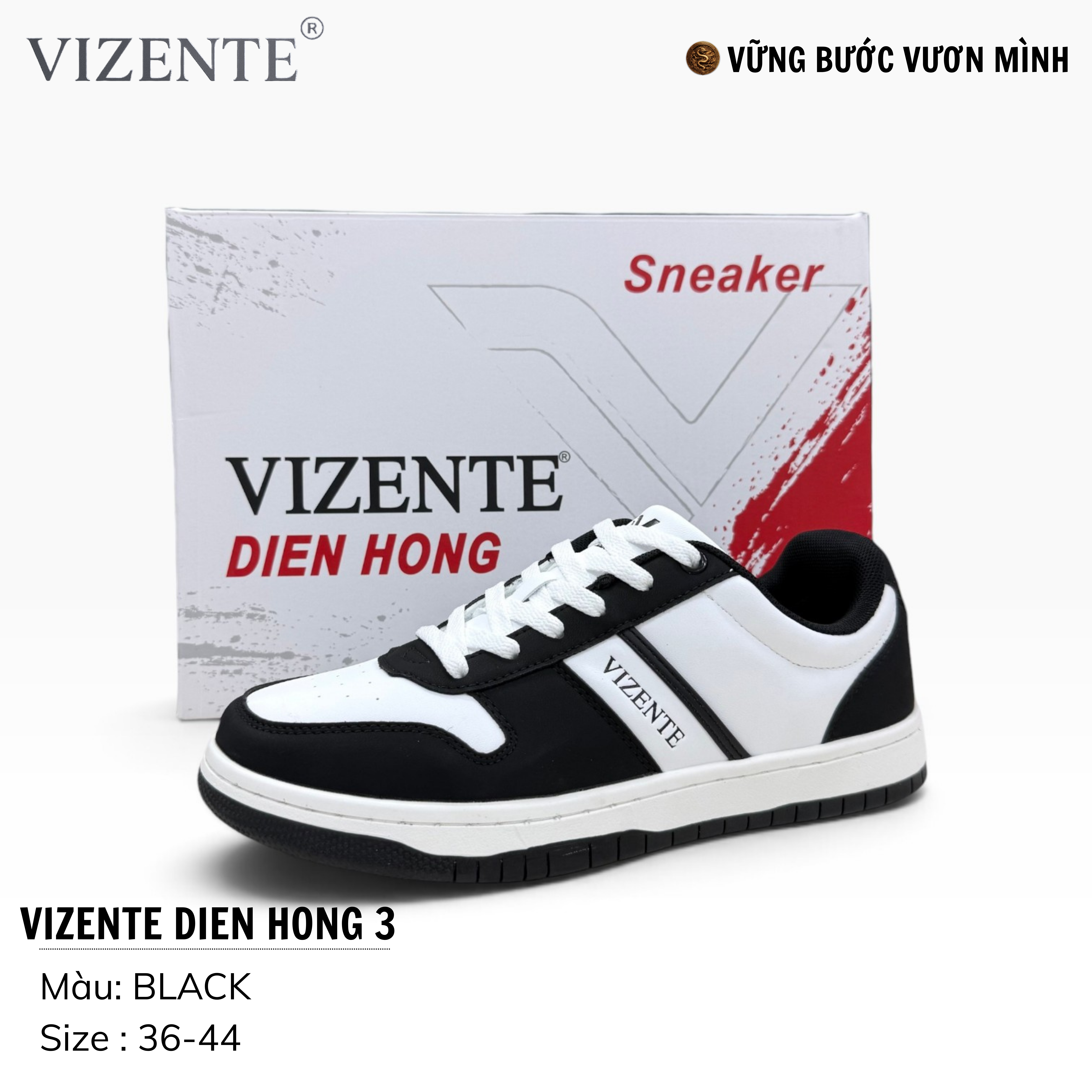 Giày Sneaker VIZENTE DIEN HONG 3