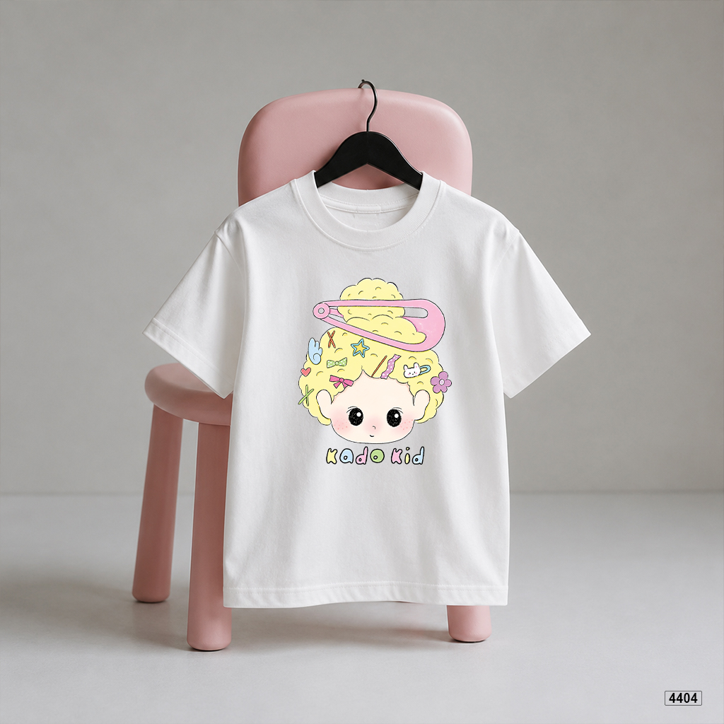 Áo thun bé gái form rộng little hairpin cổ tròn Kado 4404_thumbnail_6