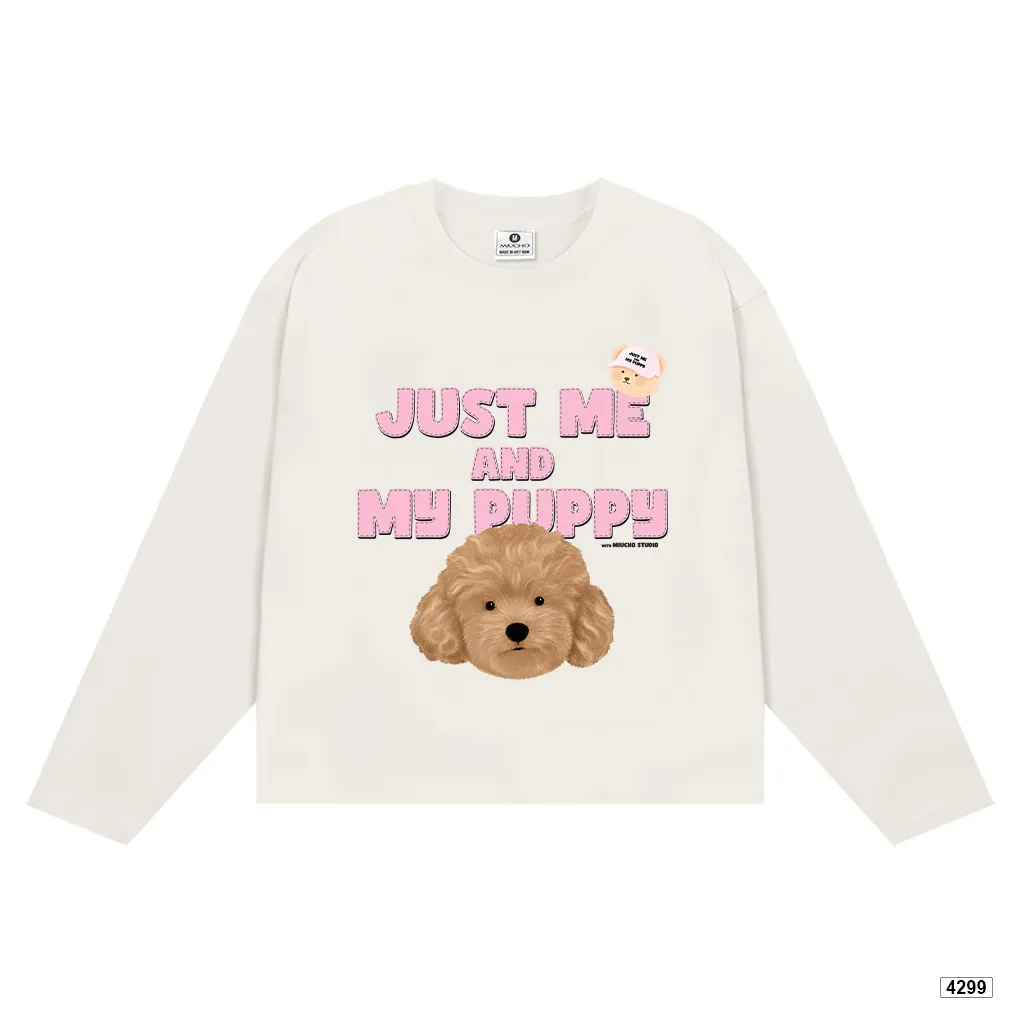 Áo thun tay dài form boxy puppy Miucho 4299_thumbnail_10