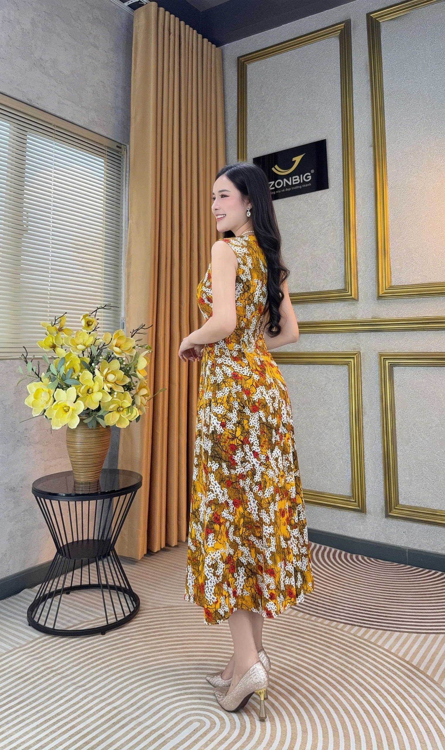 Đầm xòe - Y2165 - Thương hiệu ZONBIG_thumbnail_3