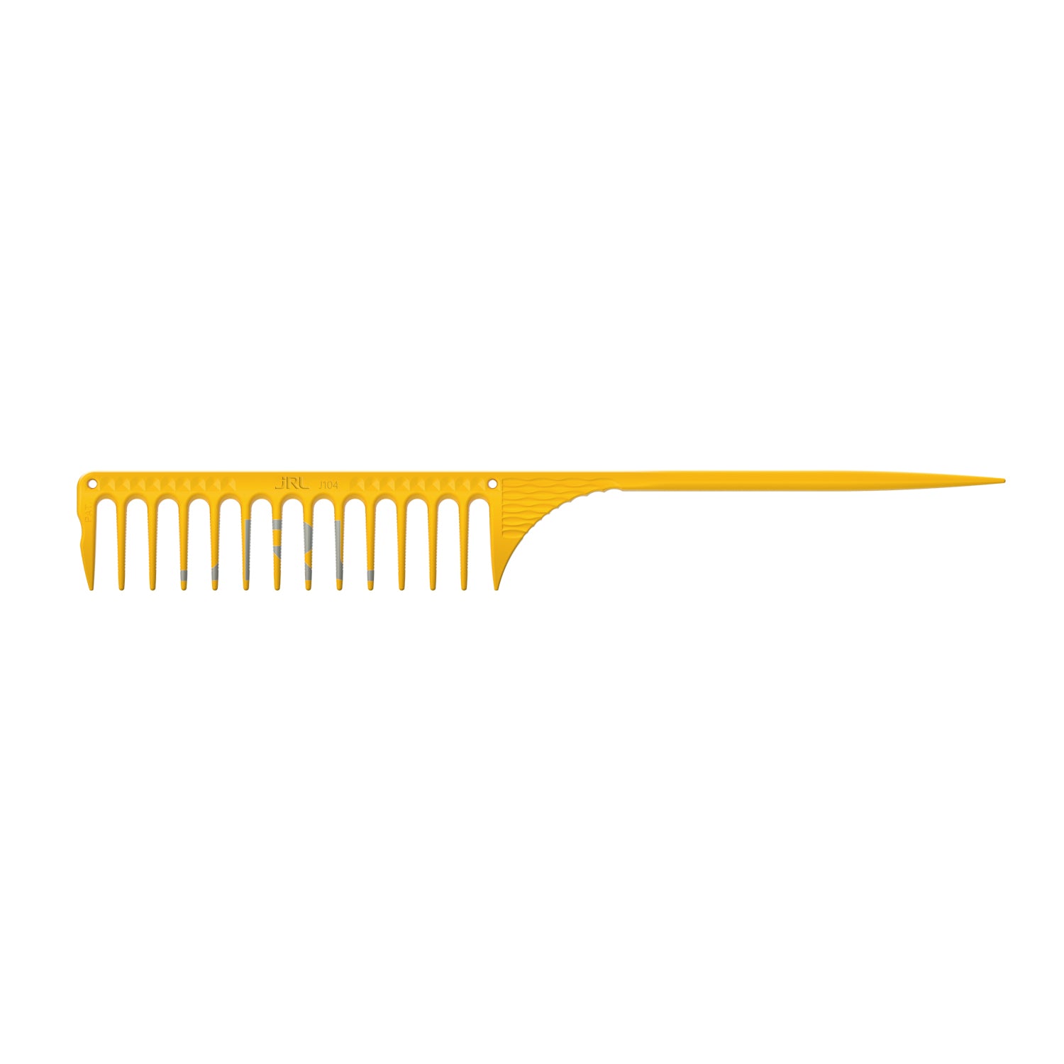 Lược Đuôi Răng Thưa JRL Wide Tooth Tail Comb 9.8" - Vàng