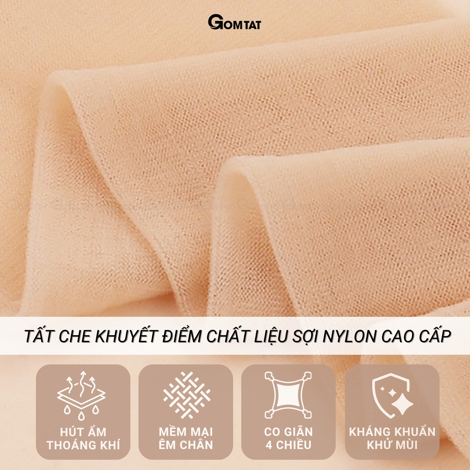 Combo 10 đôi tất che khuyết điểm cổ cao dành cho nữ GOMTAT, vớ da che khuyết điểm siêu thật chân , khó xước - GUO-A099_thumbnail_8