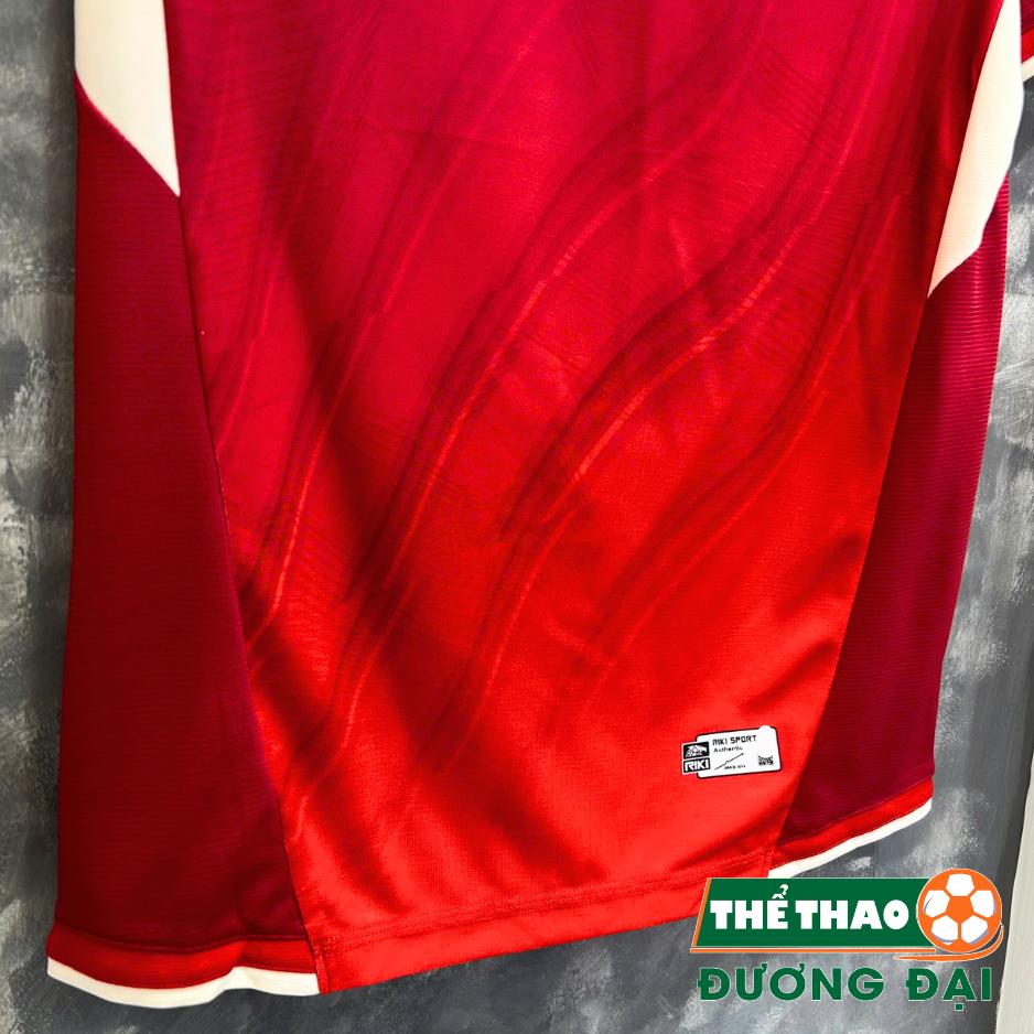 Quần Áo Bóng Đá Thiết Kế Riki Gunn Đỏ Thun Mè Cao Cấp Thoáng Khí Thể Thao Đương Đại_thumbnail_5