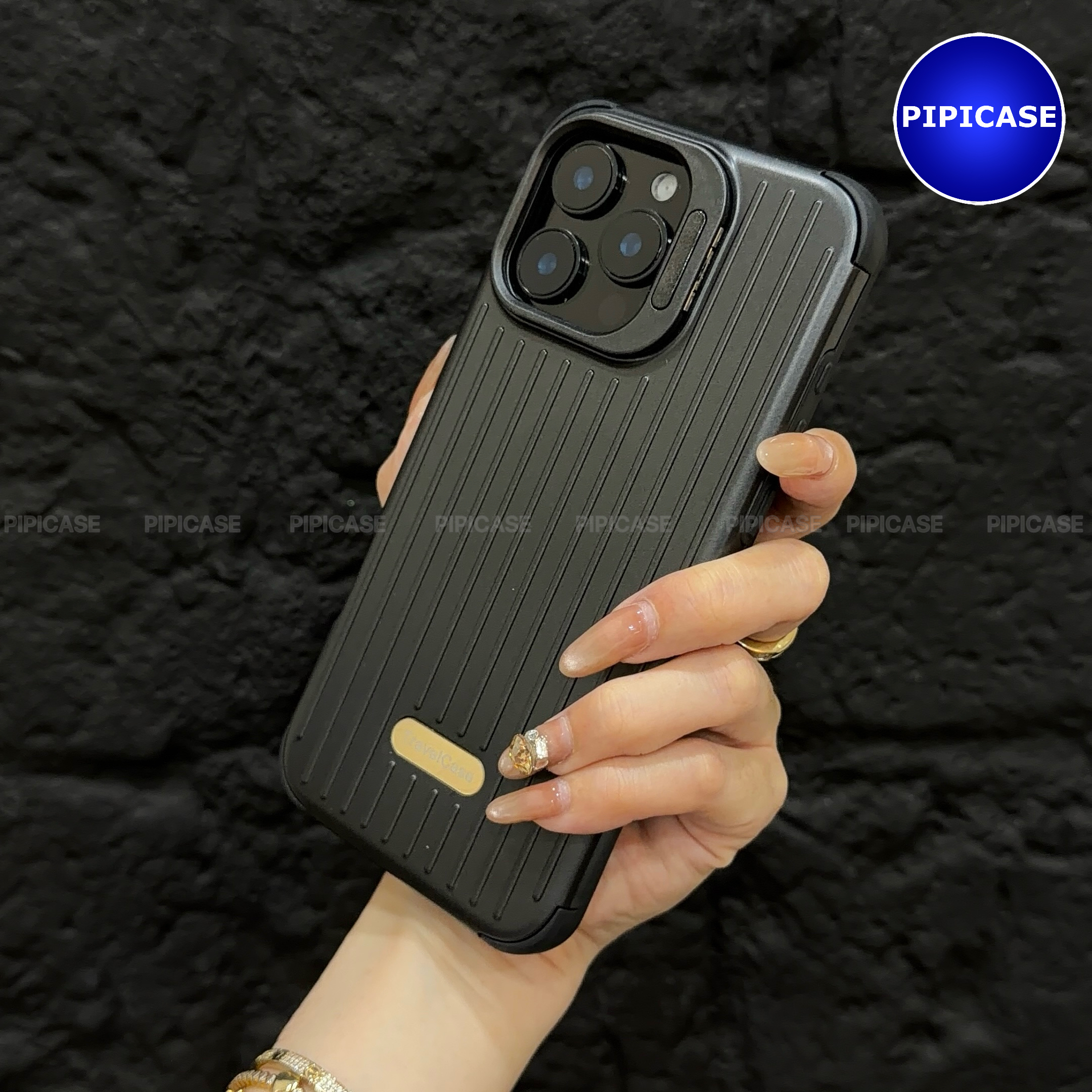 Ốp Lưng iPhone 16 Pro Max - Hondao - Đen