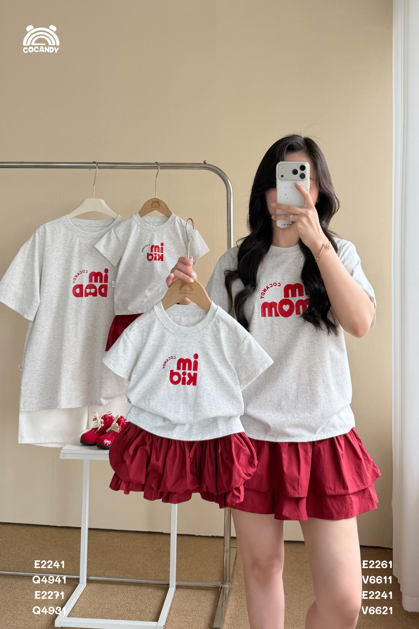 Áo cộc cotton XÁM 