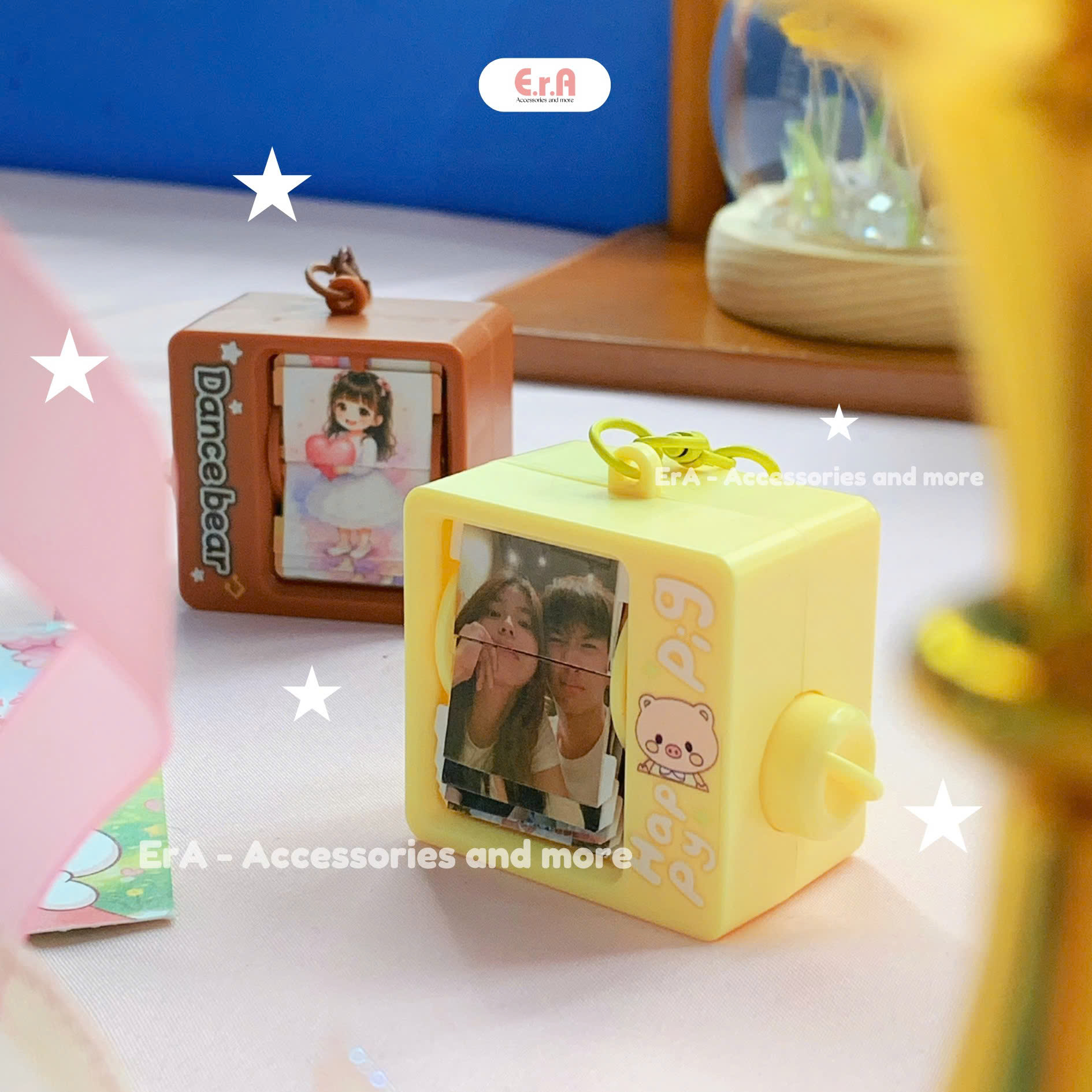 Móc khóa Ảnh xoay Album ảnh DIY_thumbnail_12