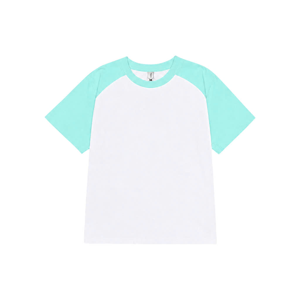 Áo baby tee phối trơn ABT00072 Miucho cotton cổ tròn in basic_thumbnail_18