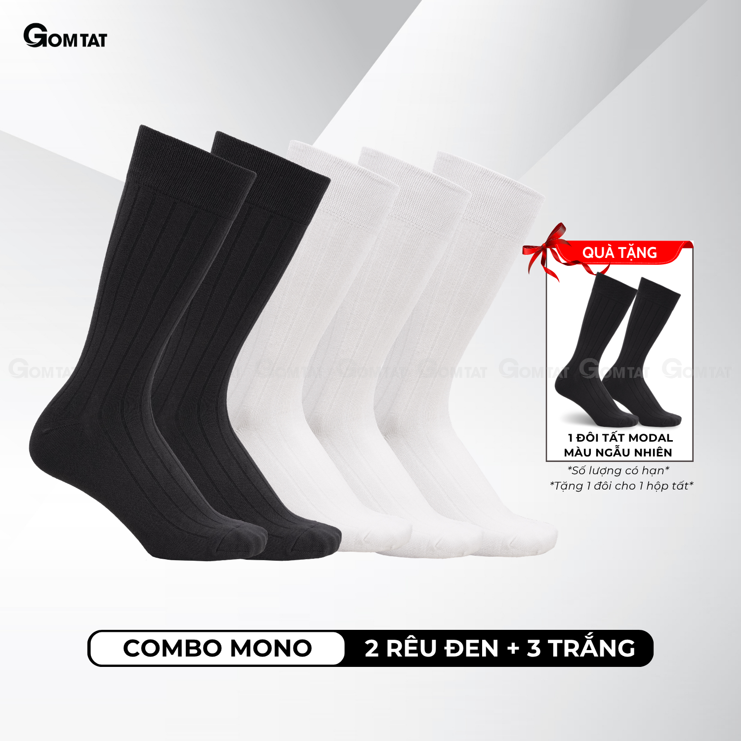 [MODAL PREMIUM] Hộp 5 đôi tất nam đi giày tây GOMTAT, chất liệu sợi Modal gỗ sồi cao cấp kháng khuẩn - STA-5012_thumbnail_14