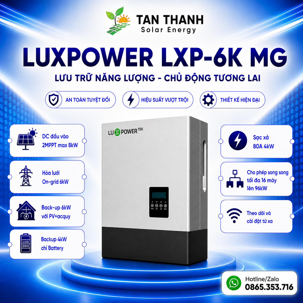 Luxpower Hybrid LXP-6K MG – 6kW