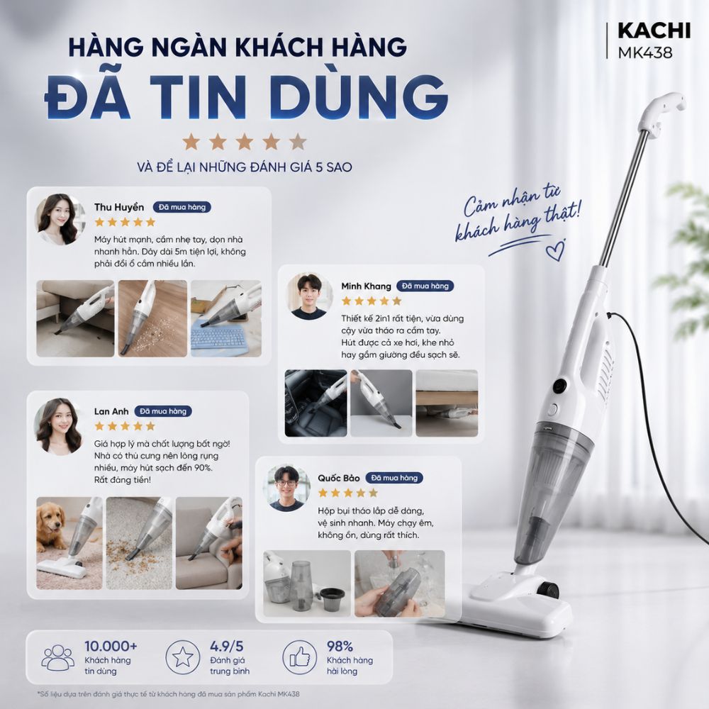 Máy Hút Bụi Cầm Tay Kachi MK438 600W - Lực Hút Mạnh Mẽ, Thiết Kế Linh Hoạt, Sạch Mọi Ngóc Ngách_thumbnail_5