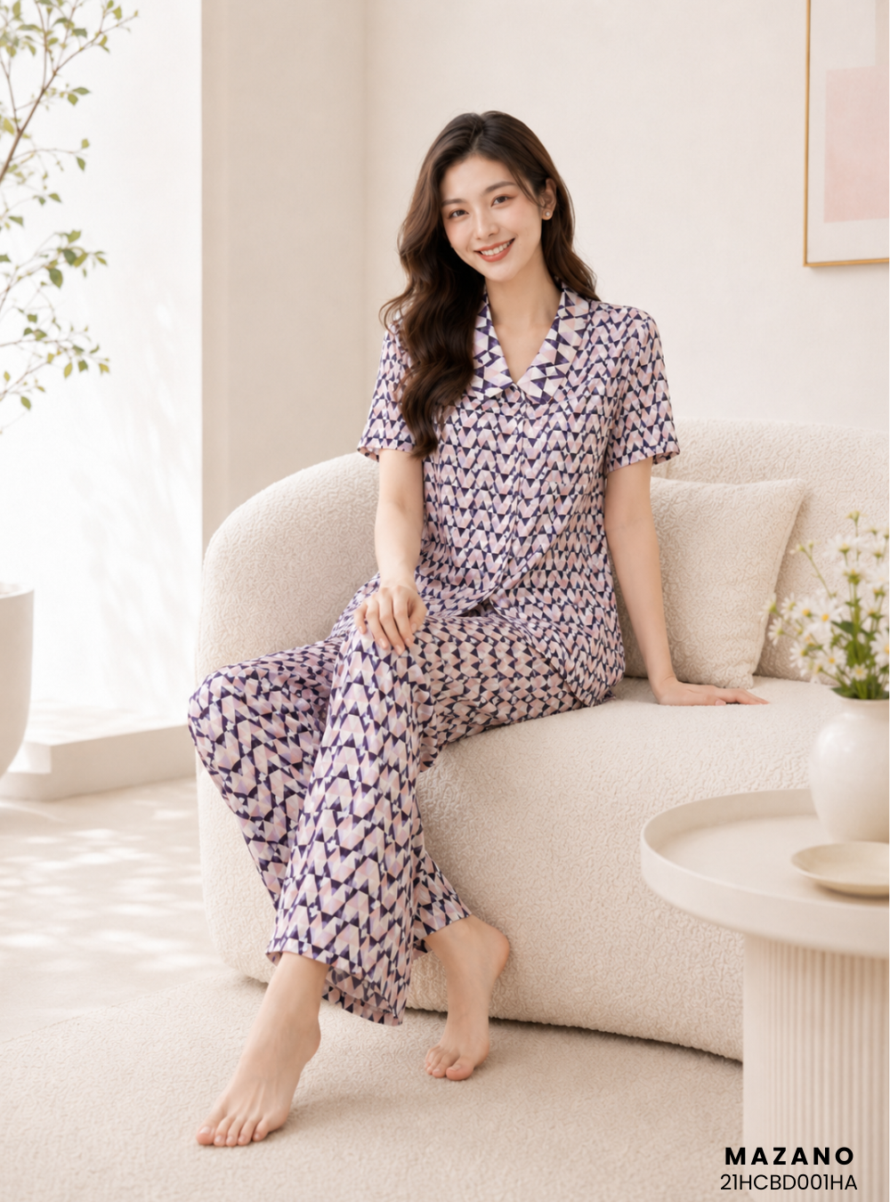 Bộ đồ Pijama lụa cộc tay ziczac_thumbnail_5
