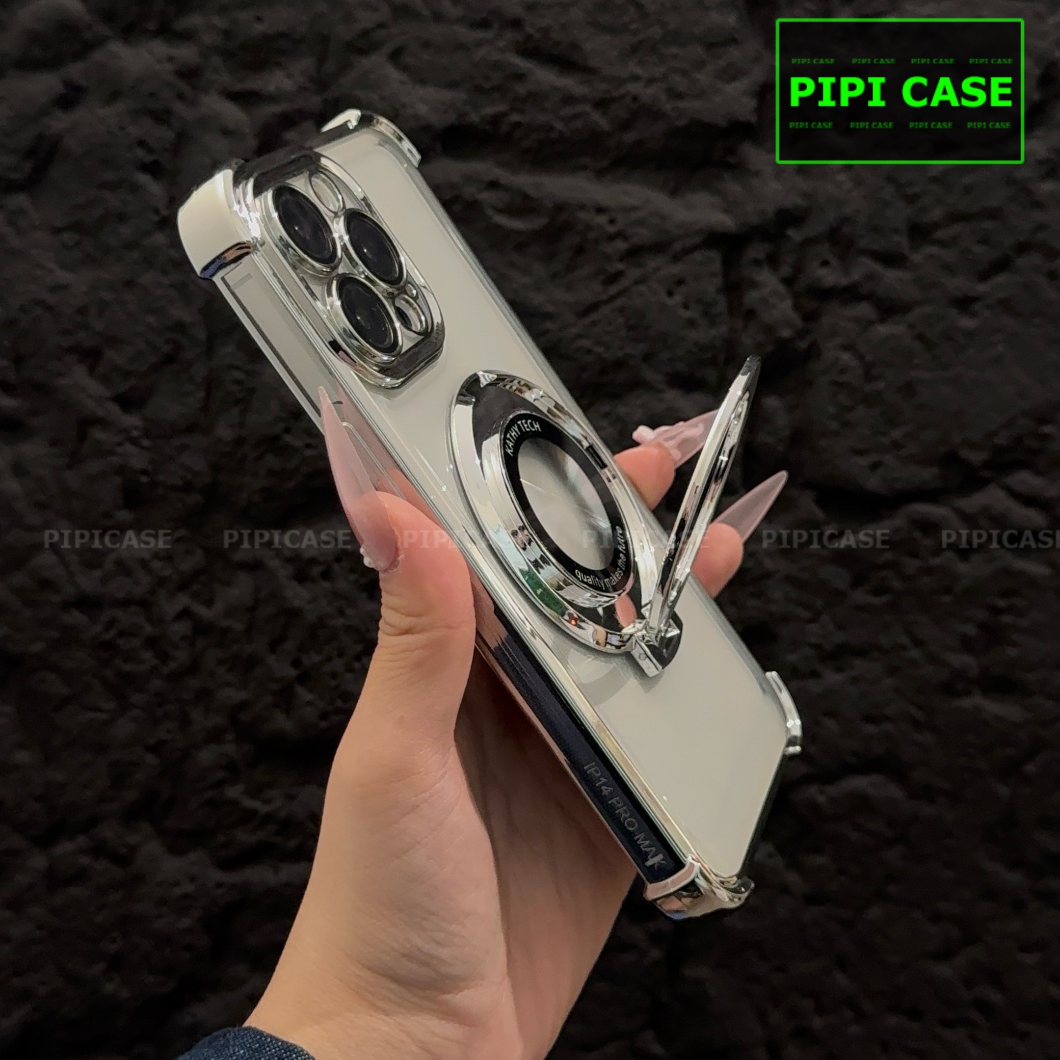 Ốp Lưng iPhone 14 Pro - Ven - Bạc_thumbnail_21