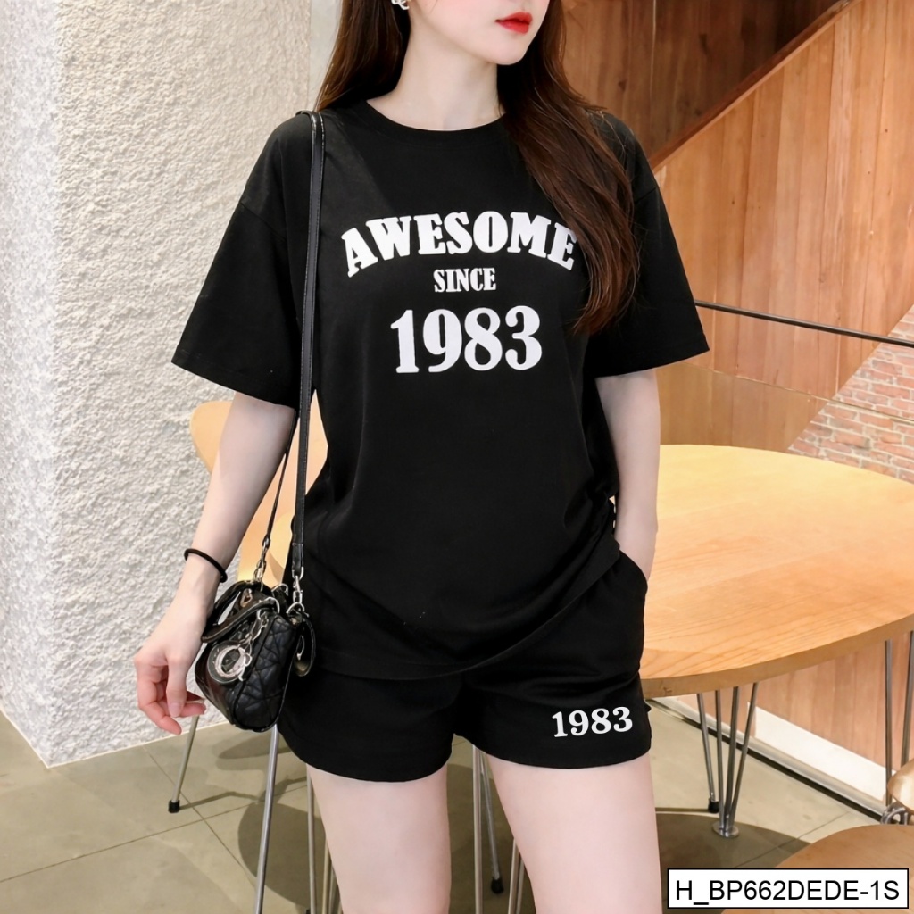 [XẢ KHO BỘ FORM RỘNG] -  Bộ quần áo thun nữ dáng rộng nhiều hình in - LOZA XB013_thumbnail_86