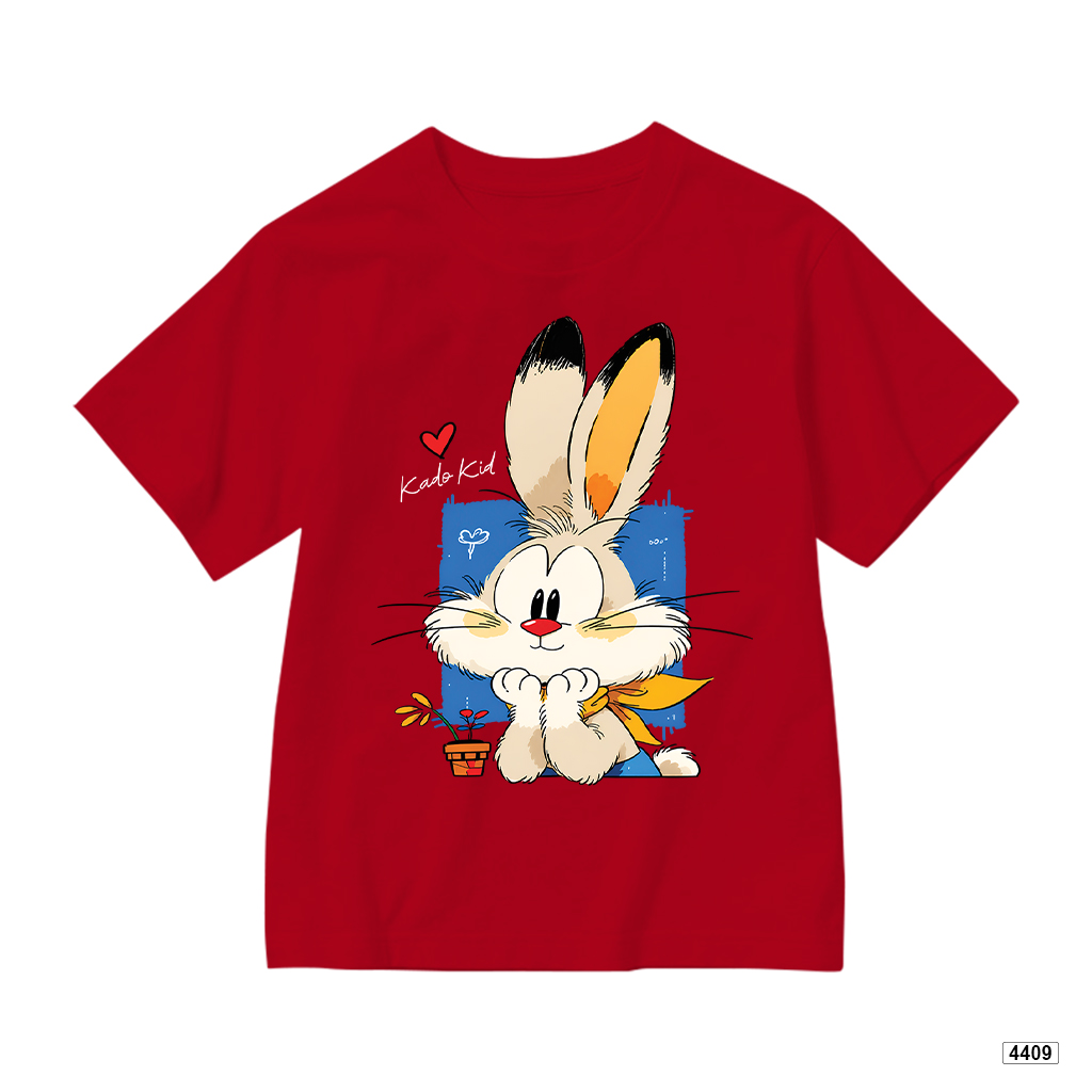 Áo thun bé gái form rộng bunny love Hàn Quốc Kado 4409_thumbnail_10