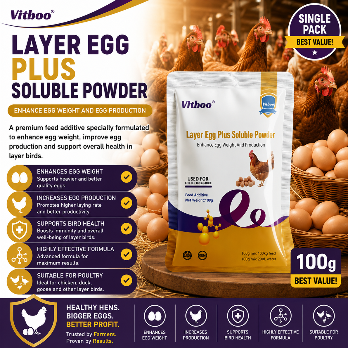 Layer Egg Plus Soluble Powder