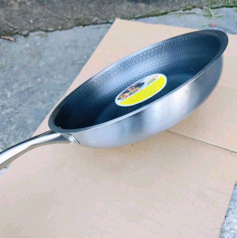 Chảo chống dính 1 quai vân tổ ong cao cấp 28 cm, thiết kế hiện đại, chất liệu an toàn cho sức khỏe_thumbnail_2