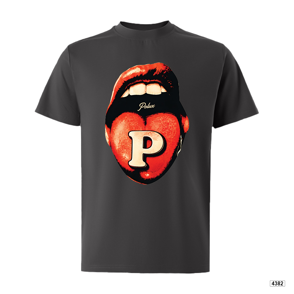 Áo thun nam Red Lips Graphic form rộng cá tính Polux 4382_thumbnail_12