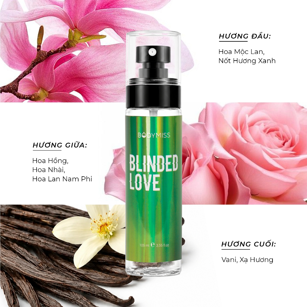 Body Mist Nam Nữ Bodymist Xịt Thơm Hương Nước Hoa Unisex Lưu Hương Lâu BODYMISS_thumbnail_4