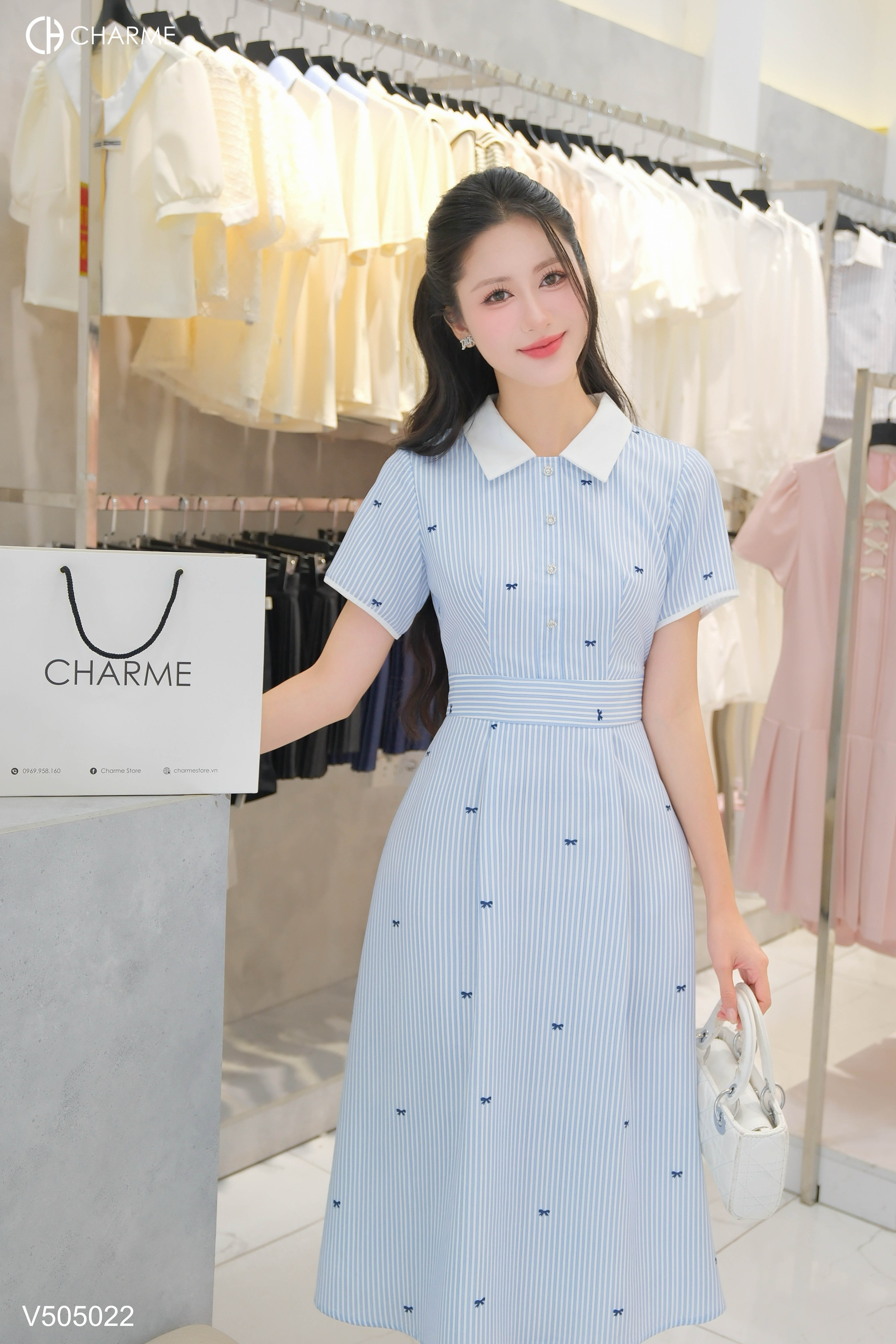 Váy sơ mi cố phối dáng dài_thumbnail_8