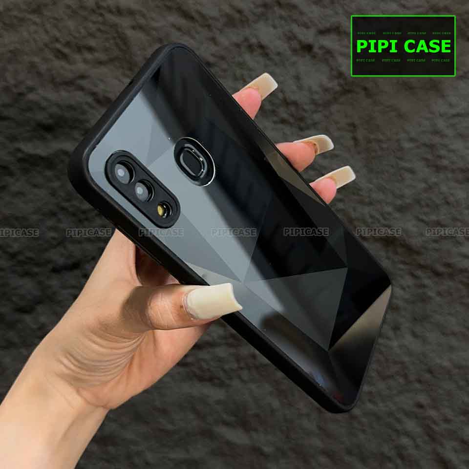Ốp Lưng Samsung A20 / A30 - Kim Cương 6D - Đen_thumbnail_3