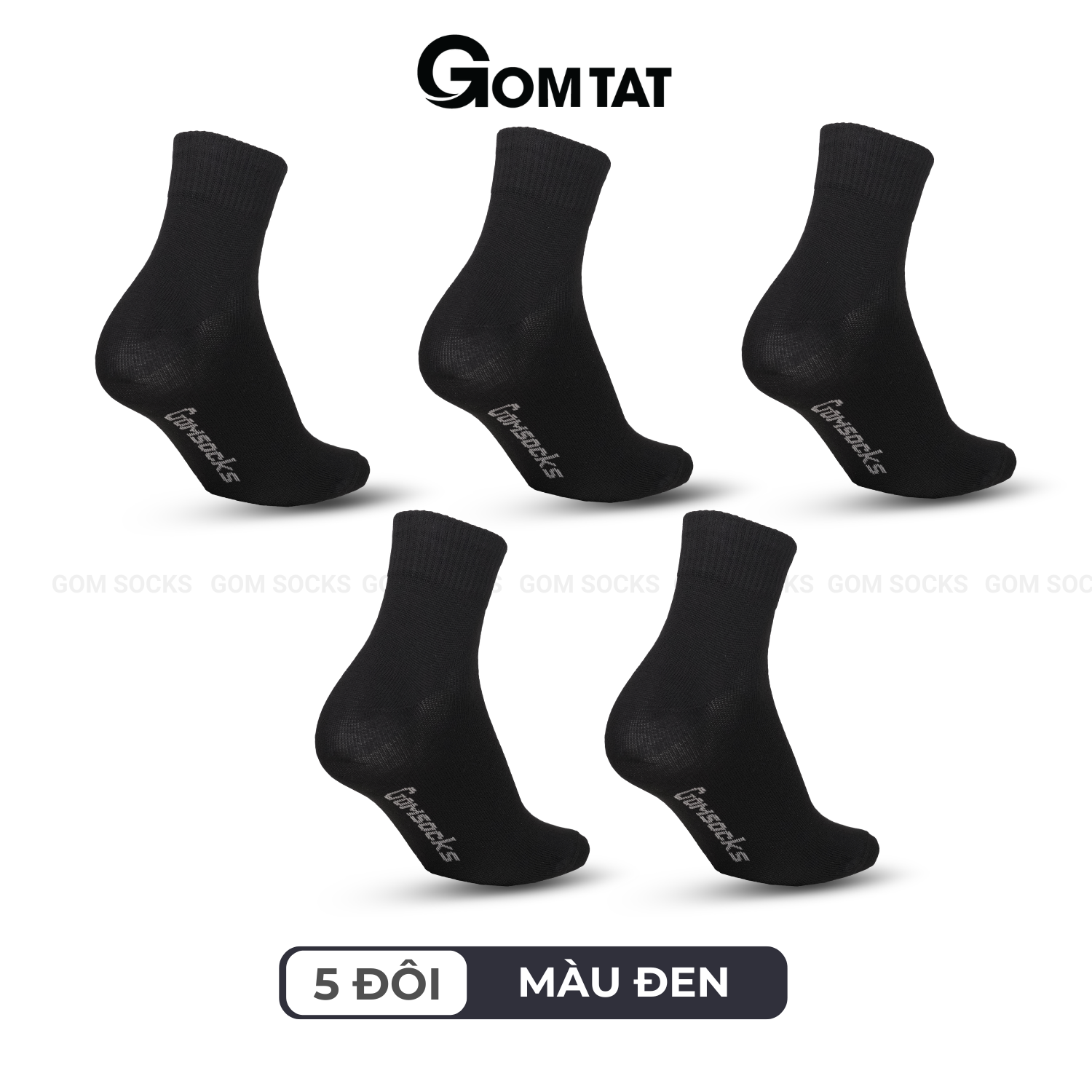 Tất cổ cao nam nữ GOMTAT trơn màu basic thoáng khí - VNX-SOCKS-CAO_thumbnail_12