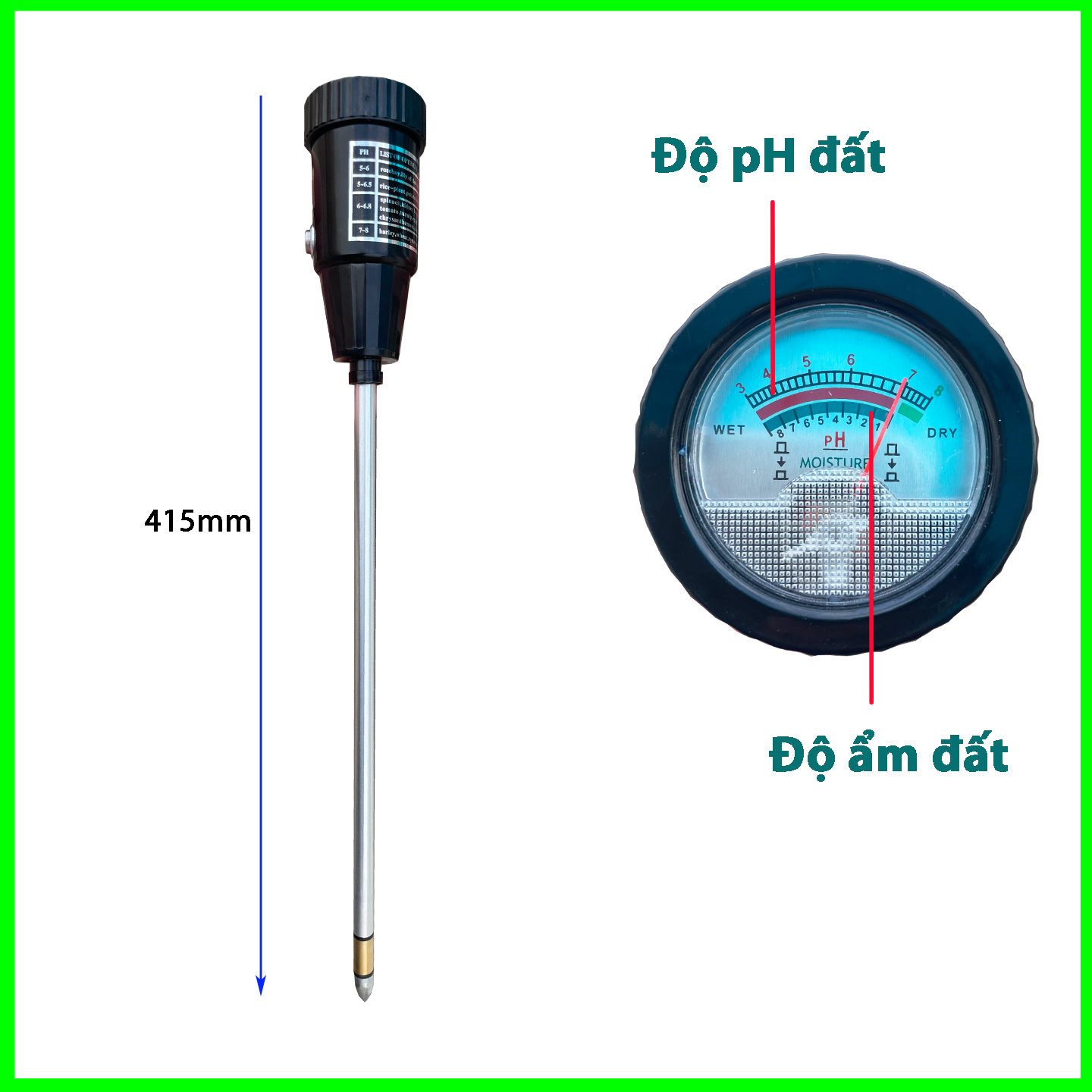 Máy Đo pH, Đo Độ Ẩm Đất - Chỉ Cần Cắm Và Đọc_thumbnail_5