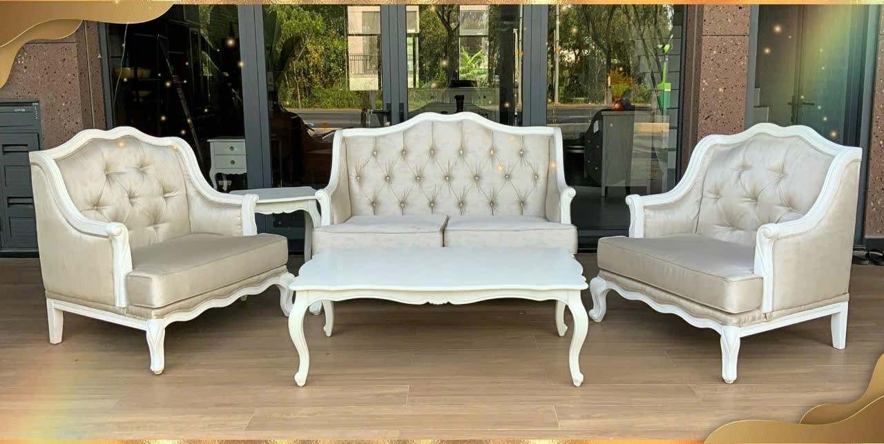 GHẾ SOFA hai chỗ TÂN CỔ ĐIỂN SOUFEIYA JAPAN( Lỗi nhẹ thanh lý)