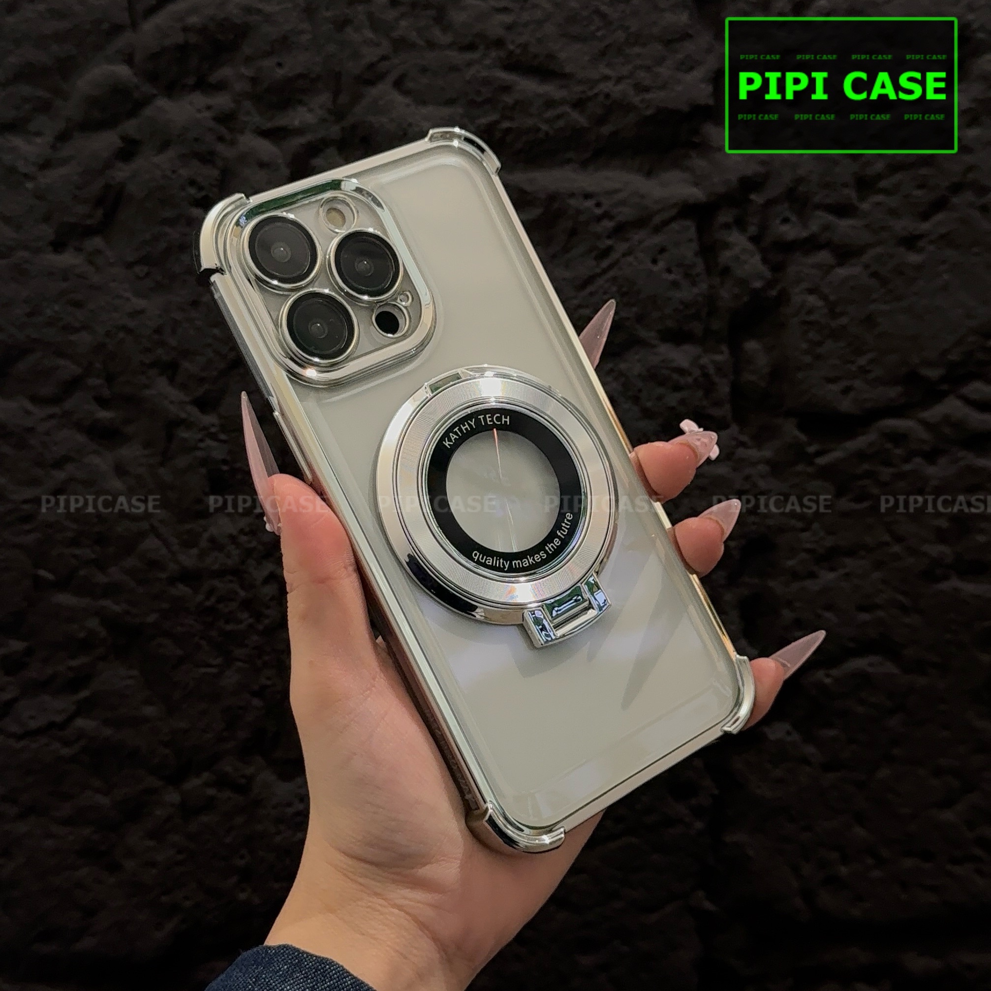 Ốp Lưng iPhone 14 Pro - Ven - Bạc_thumbnail_24