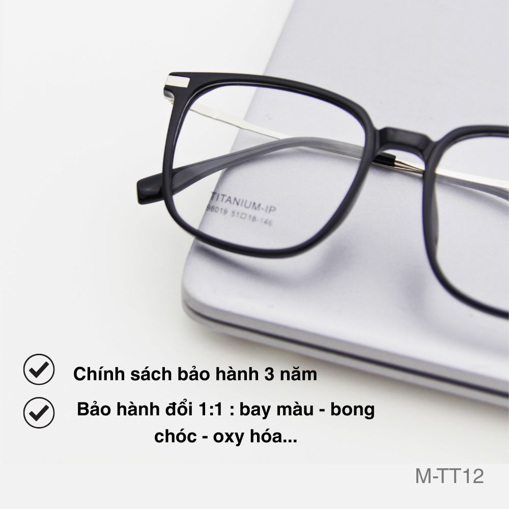 Gọng Kính Unisex Despoints Titanium cao cấp, gọng Titan thay được mọi loại tròng TT14_thumbnail_3