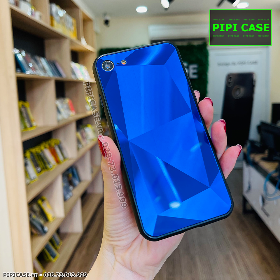 Ốp Lưng iPhone 7 / 8 - Kim Cương 6D - Xanh_thumbnail_2