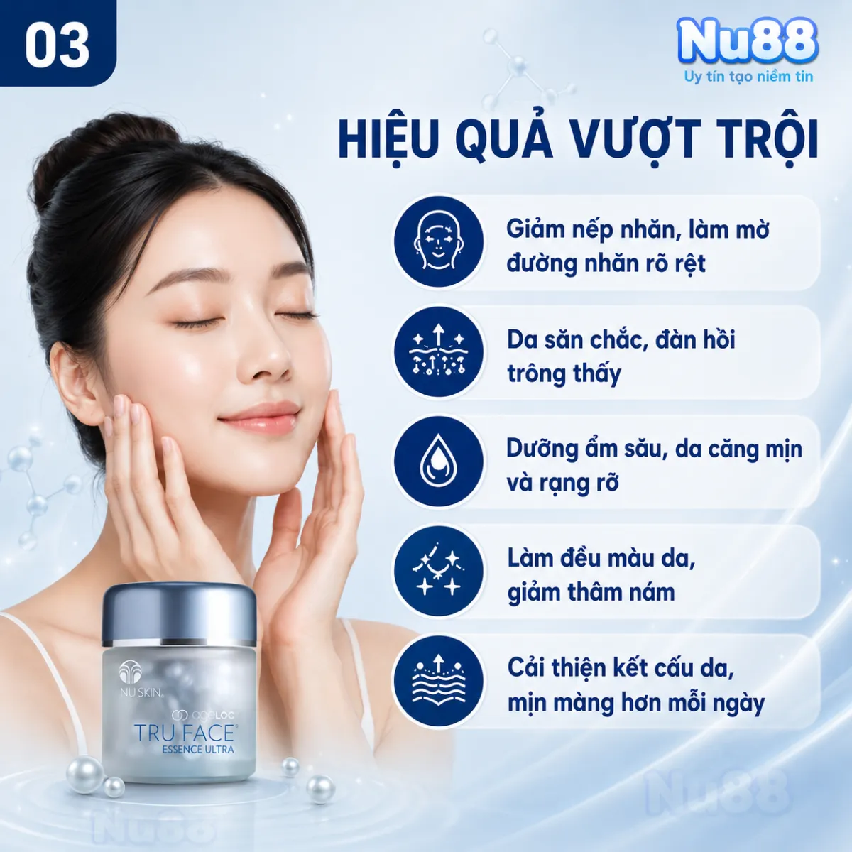 Tinh chất tạo độ săn chắc cho da ageLOC Tru Face Essence Ultra (60 viên)_thumbnail_4