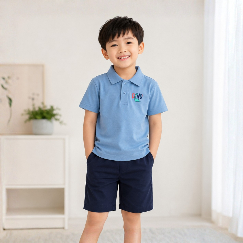 Áo polo bé trai hình Khủng long DINO - Loza Kids PL3649_thumbnail_5