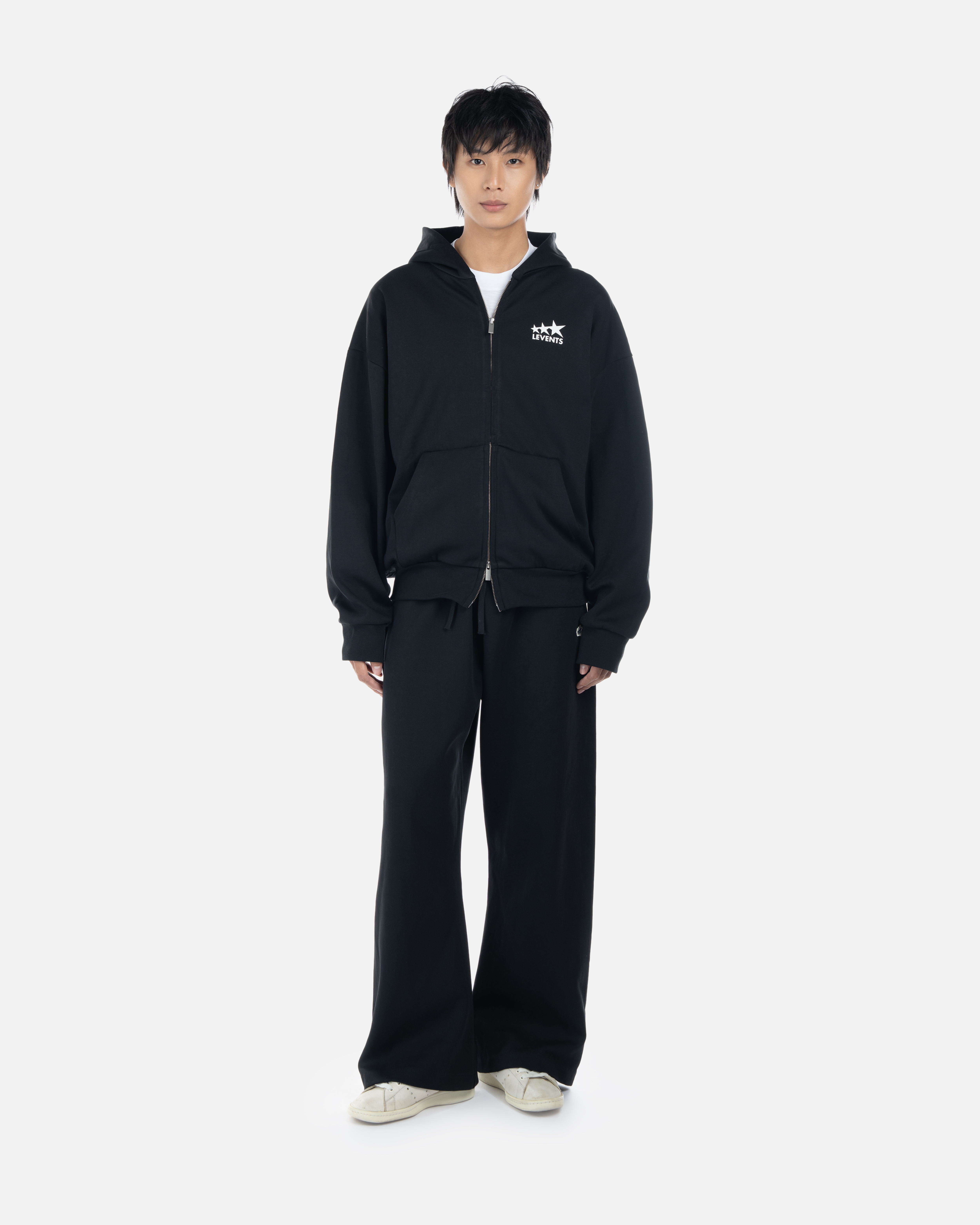 Levents® Signature Logo Semi-Oversized Hoodie Zip