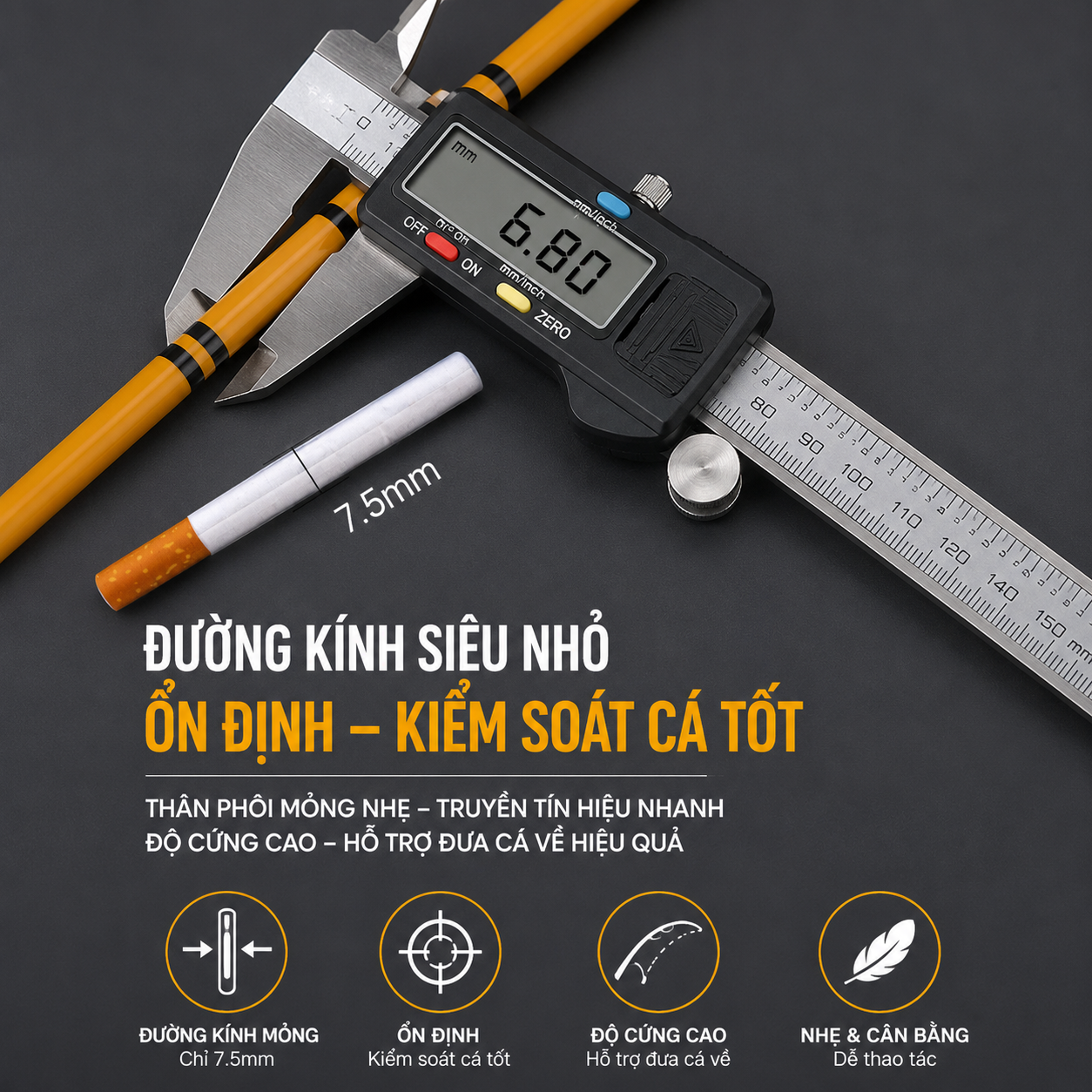Cần Câu Đài LEXIAO Độ Cứng 3H_thumbnail_3