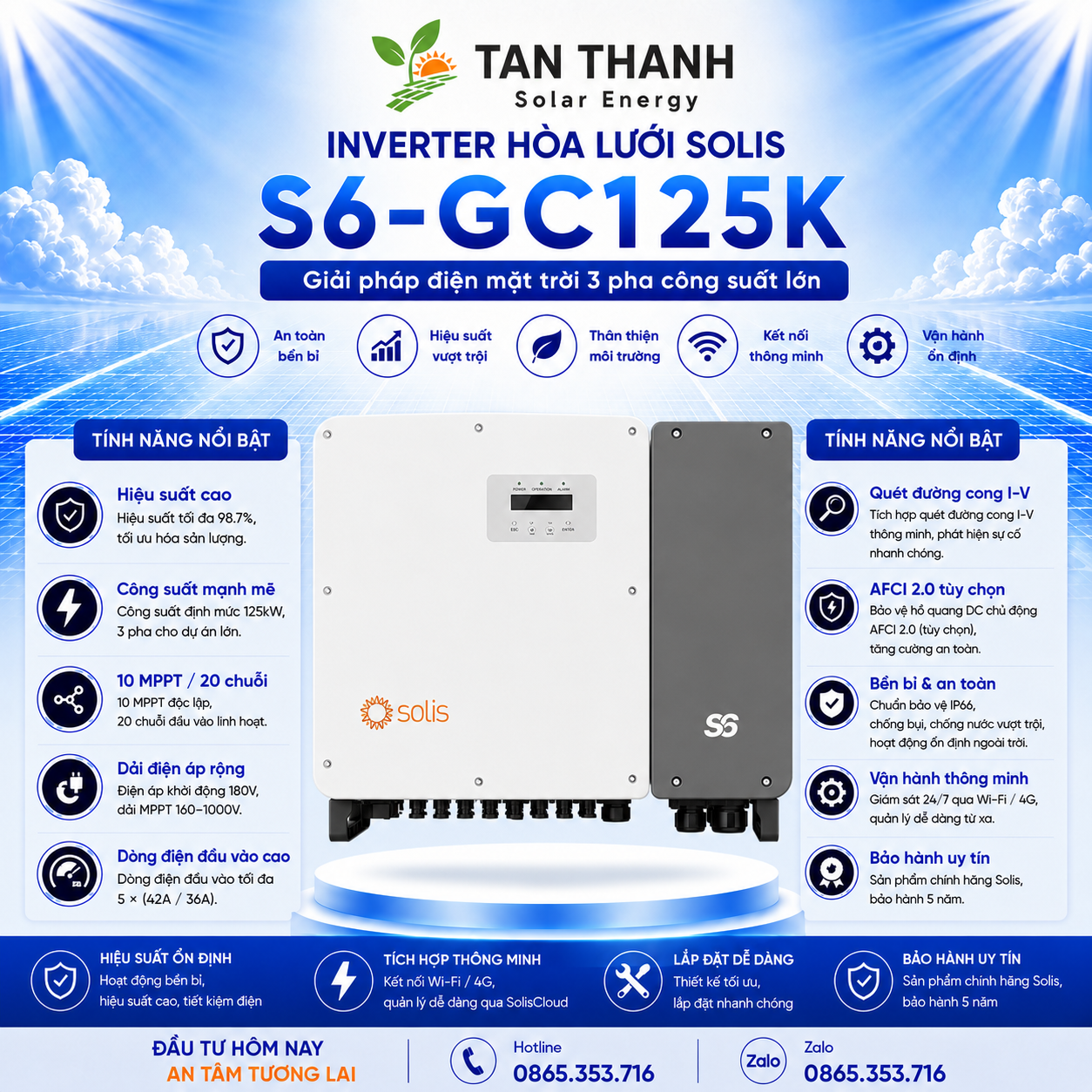 Solis S6-GC125K 125kW 3 Pha