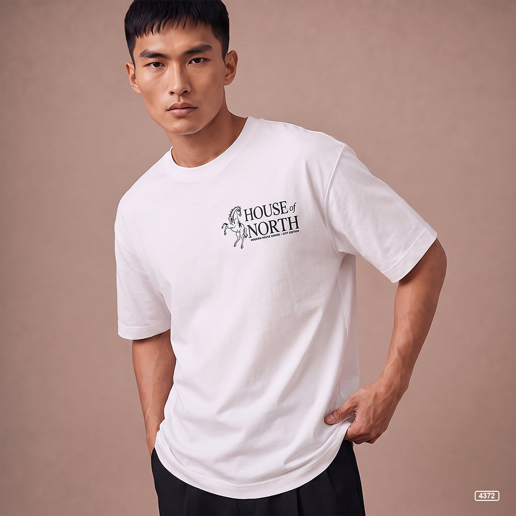 Áo thun nam form rộng House of North TeePrint 4372_thumbnail_7