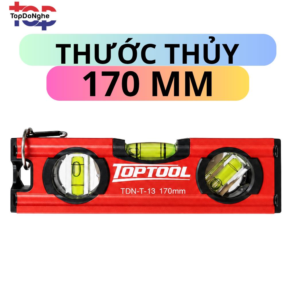 Thước Thủy Mini Top Tool 120mm 170mm 3 Ống Thủy Nam Châm Ẩn Móc Carabiner Nhôm Cao Cấp Chính Hãng Top Đồ Nghề_thumbnail_1