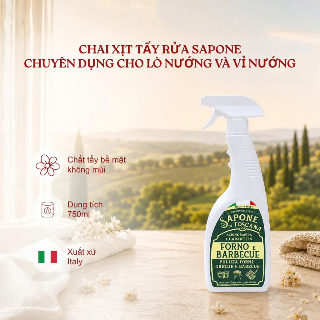 Chai Xịt Tẩy Rửa Lò Nướng & Vỉ Nướng Sapone 750ml_thumbnail_4