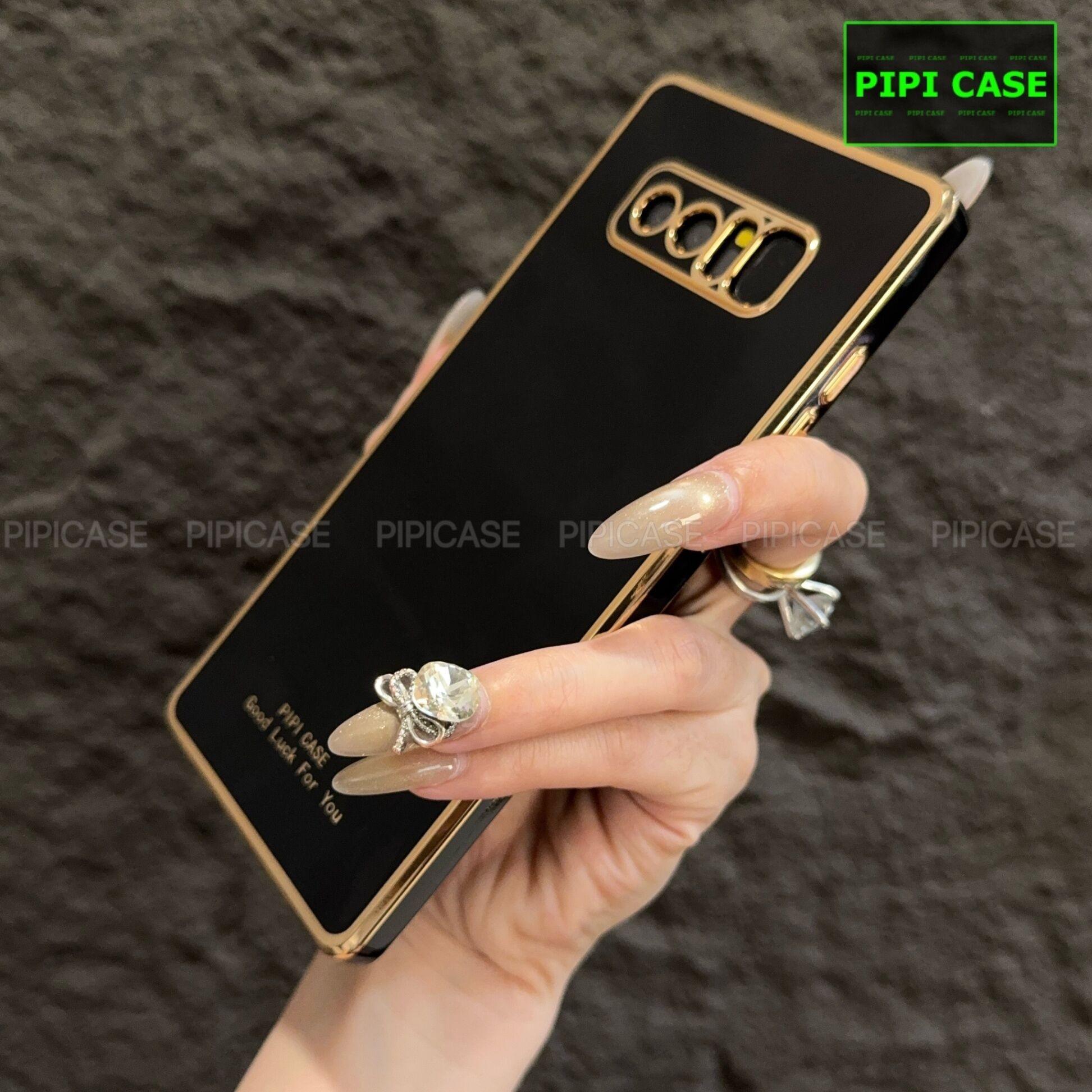 Ốp Lưng Samsung Note 8 - Royal - Đen