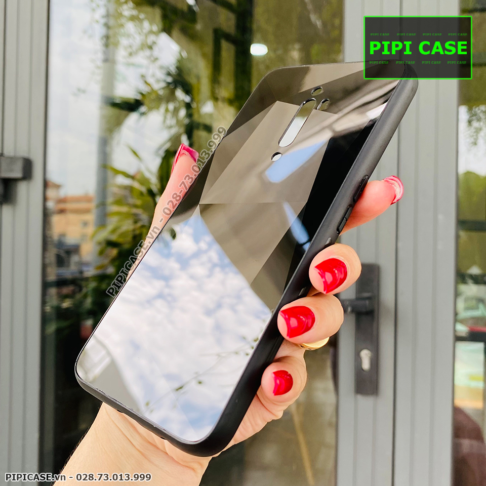 Ốp Lưng Oppo Reno 2F - Kim Cương 6D - Đen_thumbnail_1