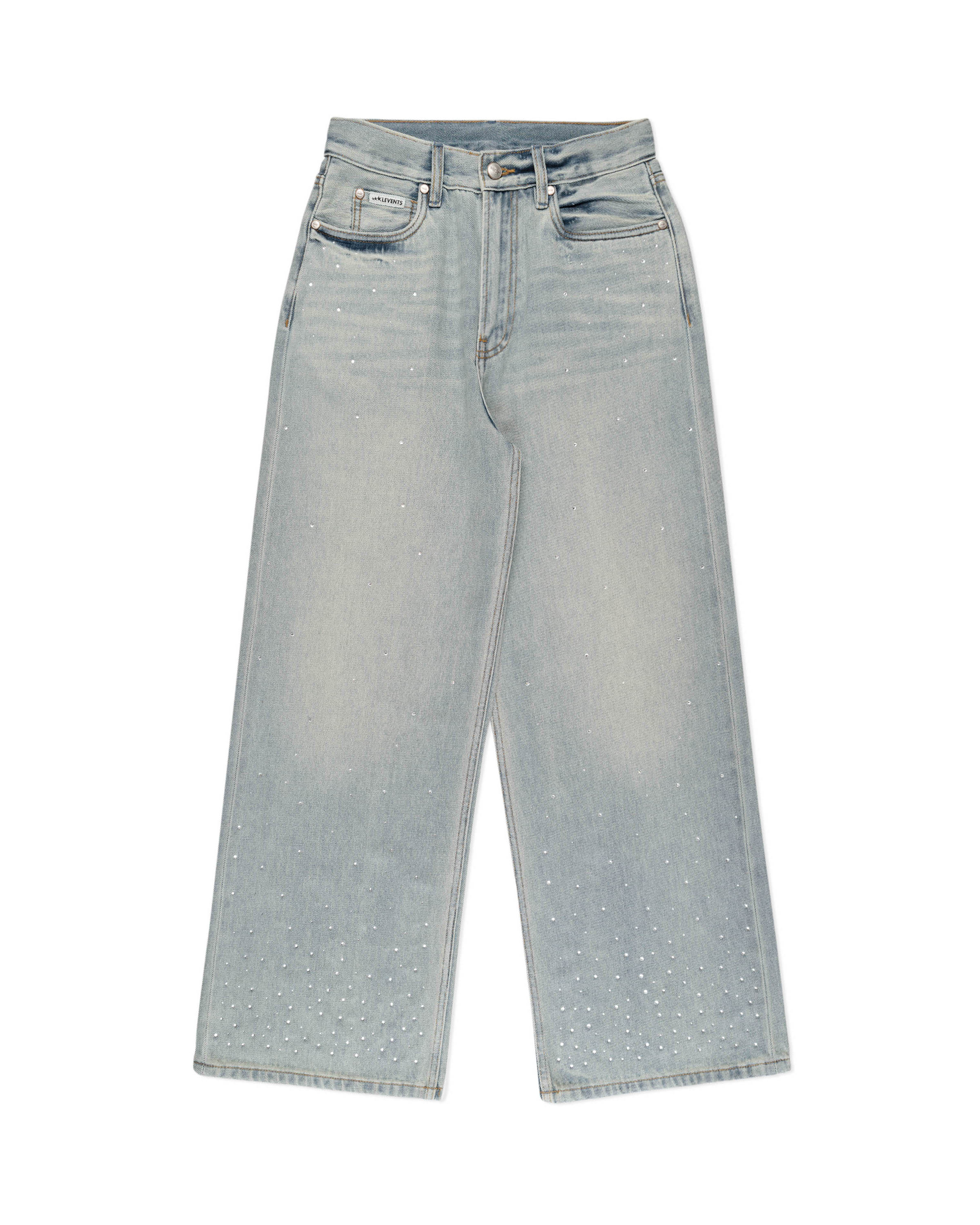 Levents® Rhinestone Loose Fit Jeans 01