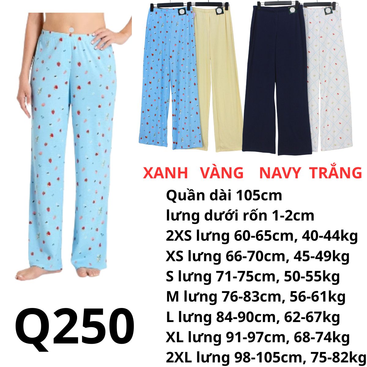 Q250- Quần suông mặc nhà