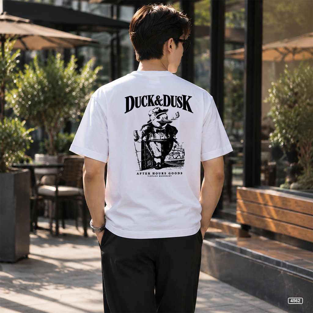 Áo thun nam oversize hình vịt vintage TeePrint 4562_thumbnail_5