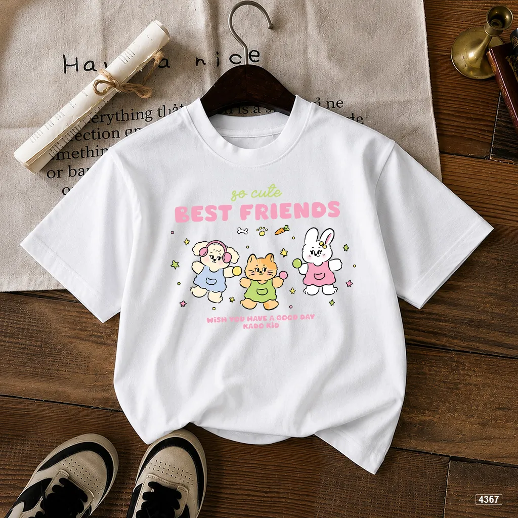 Áo thun bé gái best friends Hàn Quốc Kado 4367_thumbnail_6