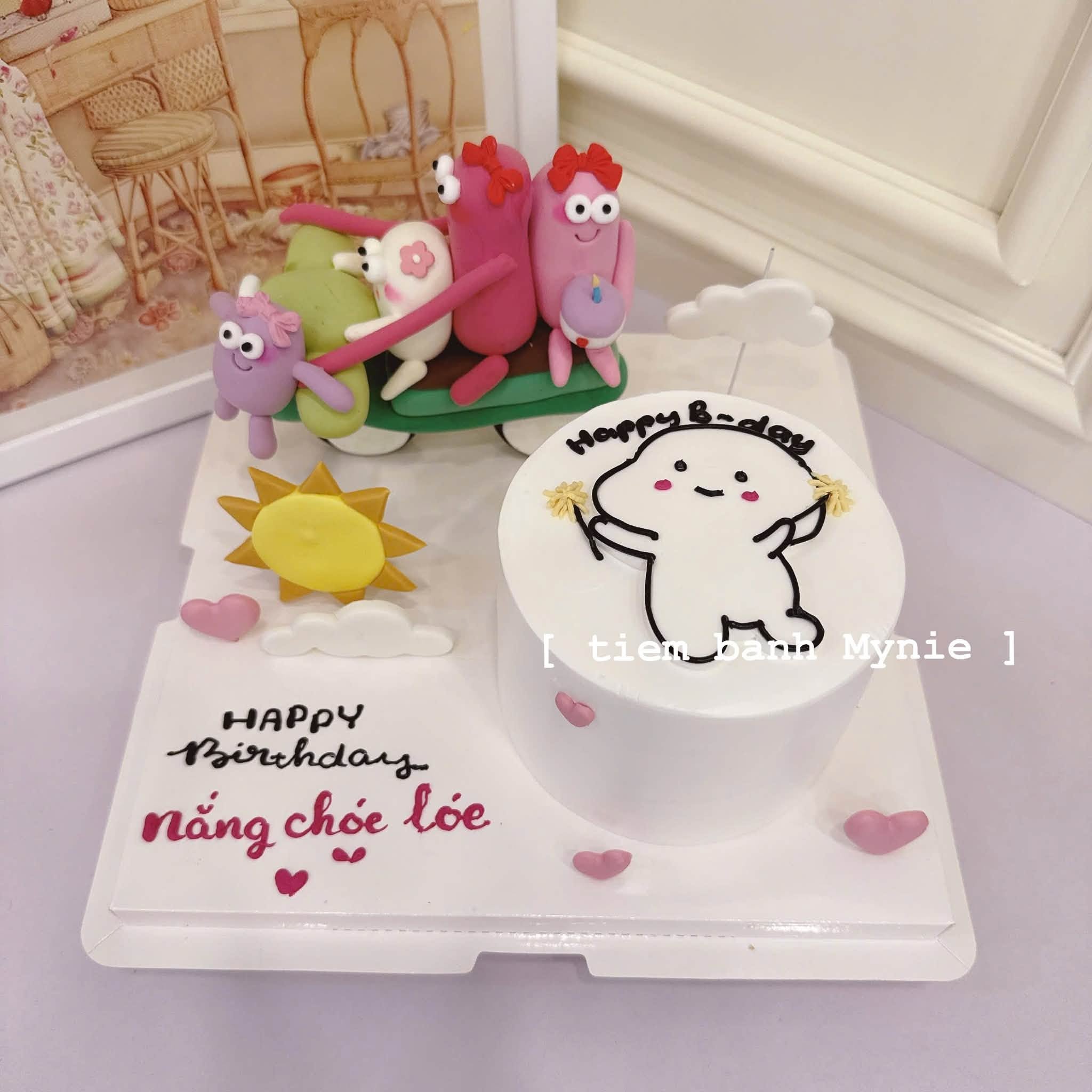 Bánh kem nhân vật vô tri - NT0067